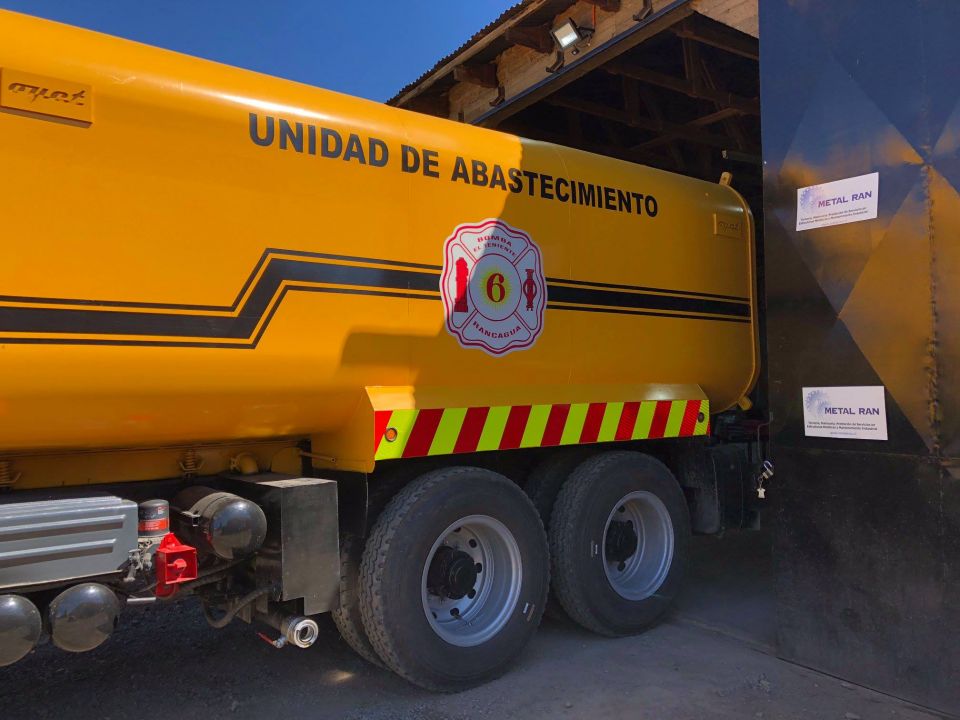 Reparación sistema de tuberías Carro de Abastecimiento Z-6 Rancagua